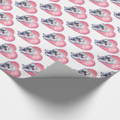 バレンタインデー ラッピングペーパー (角)