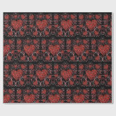 バレンタインデー ラッピングペーパー (フラット)