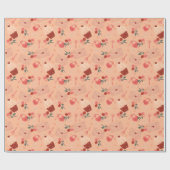 バレンタインデー ラッピングペーパー (フラット)