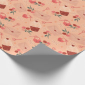 バレンタインデー ラッピングペーパー (角)