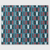 バレンタインデー ラッピングペーパー (フラット)