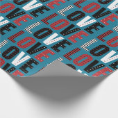 バレンタインデー ラッピングペーパー (角)