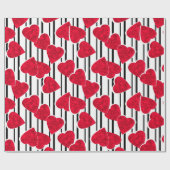 バレンタインデー ラッピングペーパー (フラット)