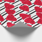 バレンタインデー ラッピングペーパー (角)