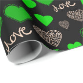 バレンタインデー ラッピングペーパー (ロールコーナー)