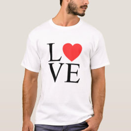 バレンタインデー ラブハートグラフィック Tシャツ