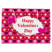 バレンタインデー ラージペーパーバッグ (裏面)