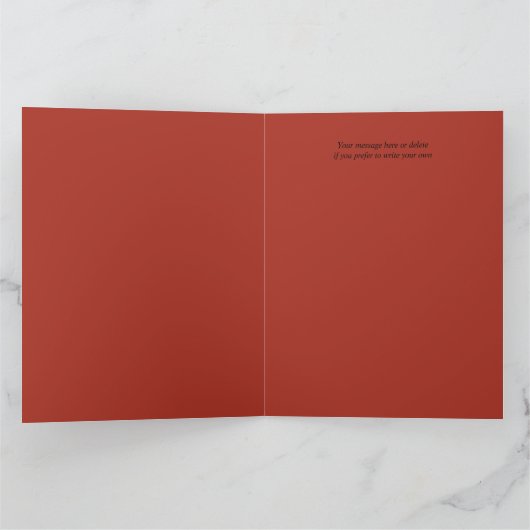 バレンタインデー レトロ カウボーイ 編集可能なカード カード (内部)