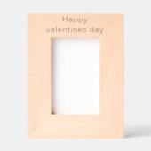 バレンタインデー レーザー彫刻フレーム (正面)