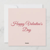 バレンタインデー ロマンチック 2セント キューピッド 切手 シーズンカード (裏面)