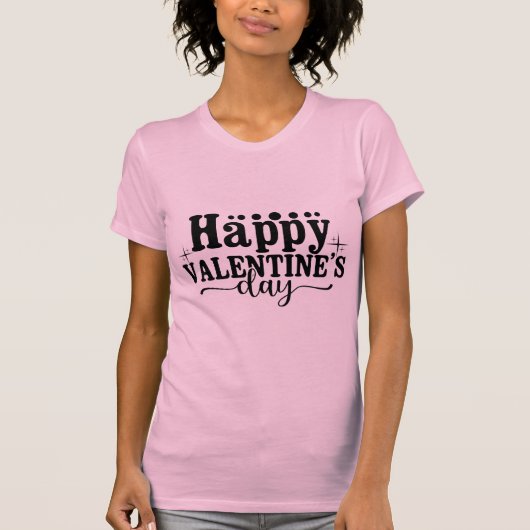 バレンタインデー ロマンティック Tシャツ (正面)