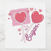 バレンタインデー ワインラベル (シングルラベル)