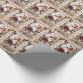 バレンタインデー・ヴィンテージ・ダブズ・ギフト包装紙 ラッピングペーパー (角)