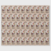 バレンタインデー・ヴィンテージ・ダブズ・ギフト包装紙 ラッピングペーパー (フラット)