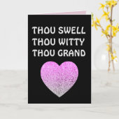 バレンタインデー ヴィンテージ ロマンチック グリーティング カード (黄色い花)