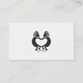 バレンタインデー-休日の名刺 名刺 (裏面)