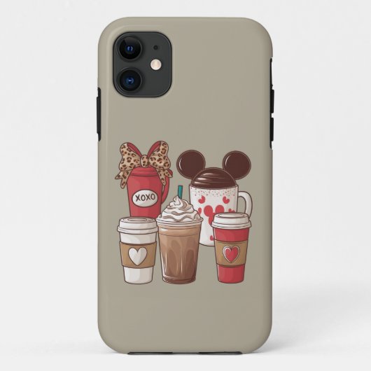 バレンタインデー 冗談 ラテ コーヒー好き Case-Mate iPhoneケース (裏面)