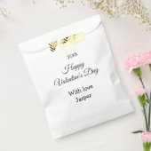 バレンタインデー 名前 愛 シンプル 年 おしゃれ フェイバーバッグ (封をした状態)