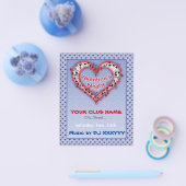 バレンタインデー，夜，パーティーチラシ チラシ (シングル)