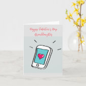 バレンタインデー 孫娘 カード (黄色い花)