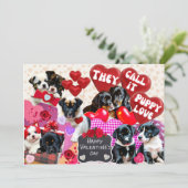 バレンタインデー 彼らは子犬の恋と呼ぶ シーズンカード (スタンド正面)