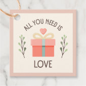 バレンタインデー – 必要なのは愛だけだ フェイバータグ (正面)