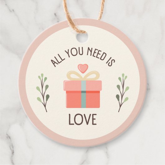 バレンタインデー – 必要なのは愛だけだ フェイバータグ (正面)