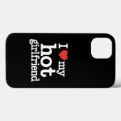 バレンタインデー+恋人へのギフト+かわいい彼女 Case-Mate iPhoneケース (裏面 (横))