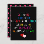 バレンタインデー：愛の物語マラソン シーズンカード (正面/裏面)