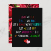 バレンタインデー：愛の物語マラソン シーズンカード (正面/裏面)