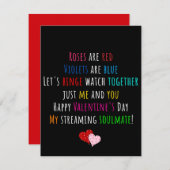 バレンタインデー：愛の物語マラソン シーズンカード (正面/裏面)