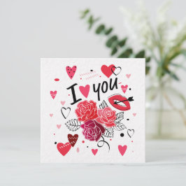 バレンタインデー 招待状