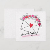 バレンタインデー 招待状 (正面/裏面)