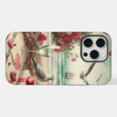 バレンタインデー 海・船・海岸 iPhoneケース (裏面横)