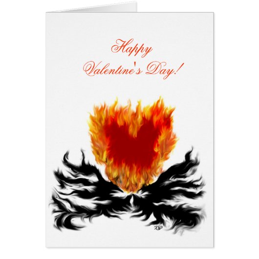 バレンタインデー – 炎のハート (正面)
