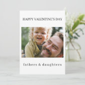 バレンタインデー 父と娘の愛 シーズンカード (スタンド正面)