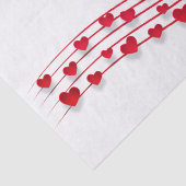 バレンタインデー、甘いハート 薄葉紙 (詳細)