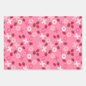 バレンタインデー – 甘い日 – ラッピング紙Trio 1 ラッピングペーパーシート (正面)