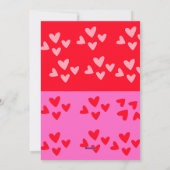 バレンタインデー 私にだけ1枚のカード シーズンカード (裏面)