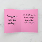 バレンタインデー、私の妻カード シーズンカード (内部)