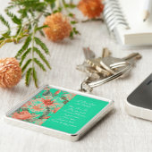 バレンタインデー、私はあなたをとても愛している、ラブポエム鍵盤 キーホルダー (側面)