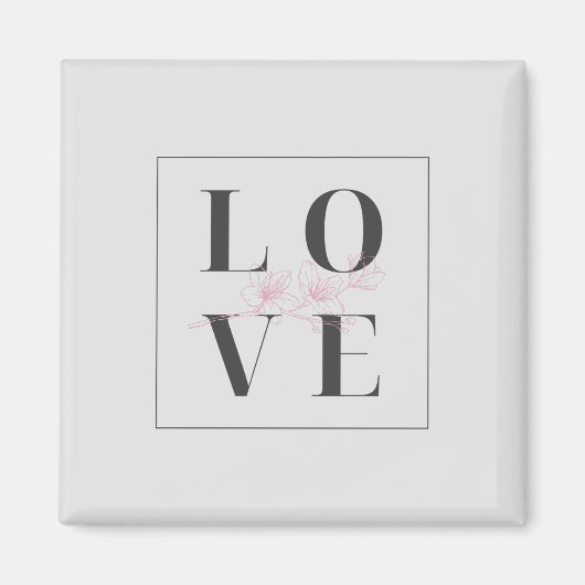 ❤️バレンタインデー❤️私はあなたを愛している マグネット (正面)