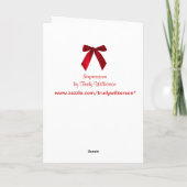 バレンタインデー-秘密の友達-ハート シーズンカード (裏面)