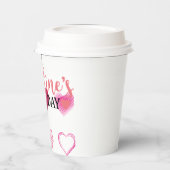 バレンタインデー 紙コップ (左)