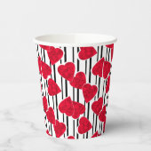 バレンタインデー 紙コップ (左)