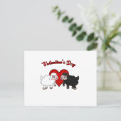 バレンタインデー – 羊 シーズンポストカード (スタンド正面)