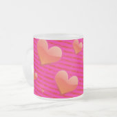 バレンタインデー – 美しい曇り眼鏡 – マグカップ (正面左)