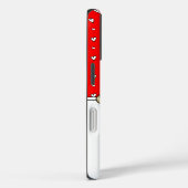 バレンタインデー（赤）スコットランド犬（黒）かわいい Case-Mate iPhoneケース (裏面 / 右)