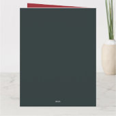 バレンタインデー 面白いカエル ワニ カップル カード (裏面)