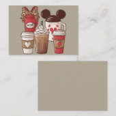 バレンタインデー 面白いラテ コーヒー好き ノートカード (正面/裏面)
